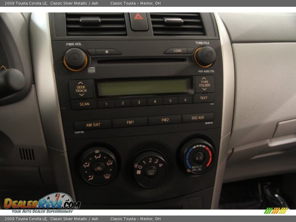 2009 Toyota Corolla LE Classic Silver Metallic / Ash Photo #8
