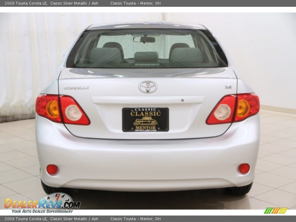2009 Toyota Corolla LE Classic Silver Metallic / Ash Photo #15