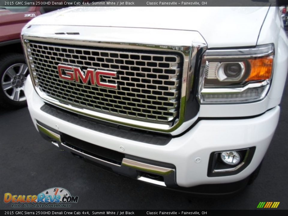 2015 GMC Sierra 2500HD Denali Crew Cab 4x4 Summit White / Jet Black Photo #2