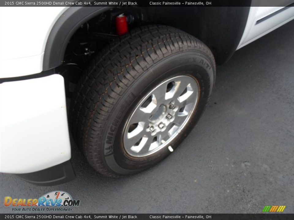 2015 GMC Sierra 2500HD Denali Crew Cab 4x4 Summit White / Jet Black Photo #3