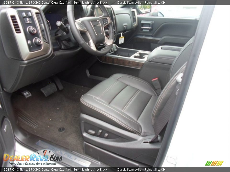 2015 GMC Sierra 2500HD Denali Crew Cab 4x4 Summit White / Jet Black Photo #4