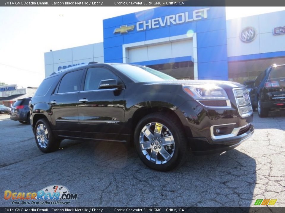 2014 GMC Acadia Denali Carbon Black Metallic / Ebony Photo #1