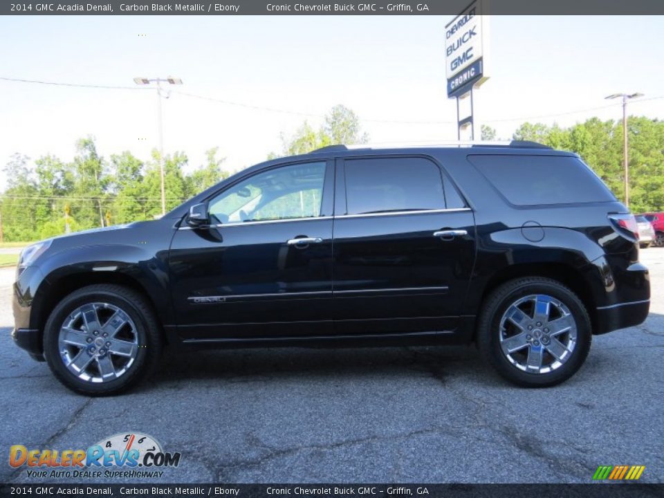 2014 GMC Acadia Denali Carbon Black Metallic / Ebony Photo #4