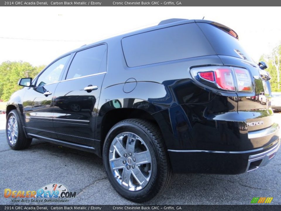 2014 GMC Acadia Denali Carbon Black Metallic / Ebony Photo #5