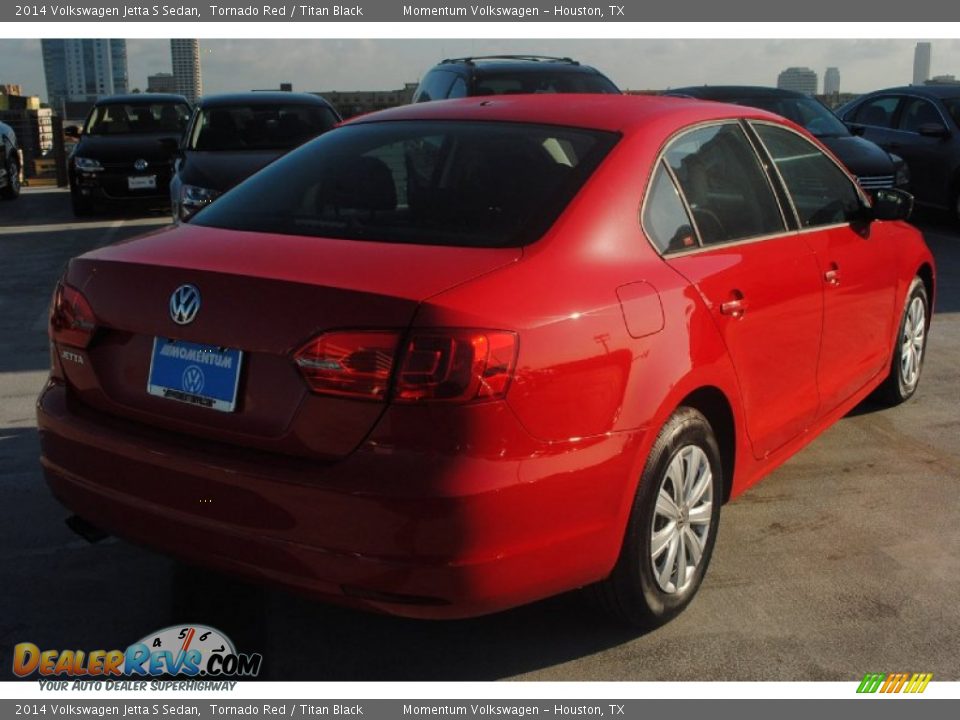 2014 Volkswagen Jetta S Sedan Tornado Red / Titan Black Photo #2