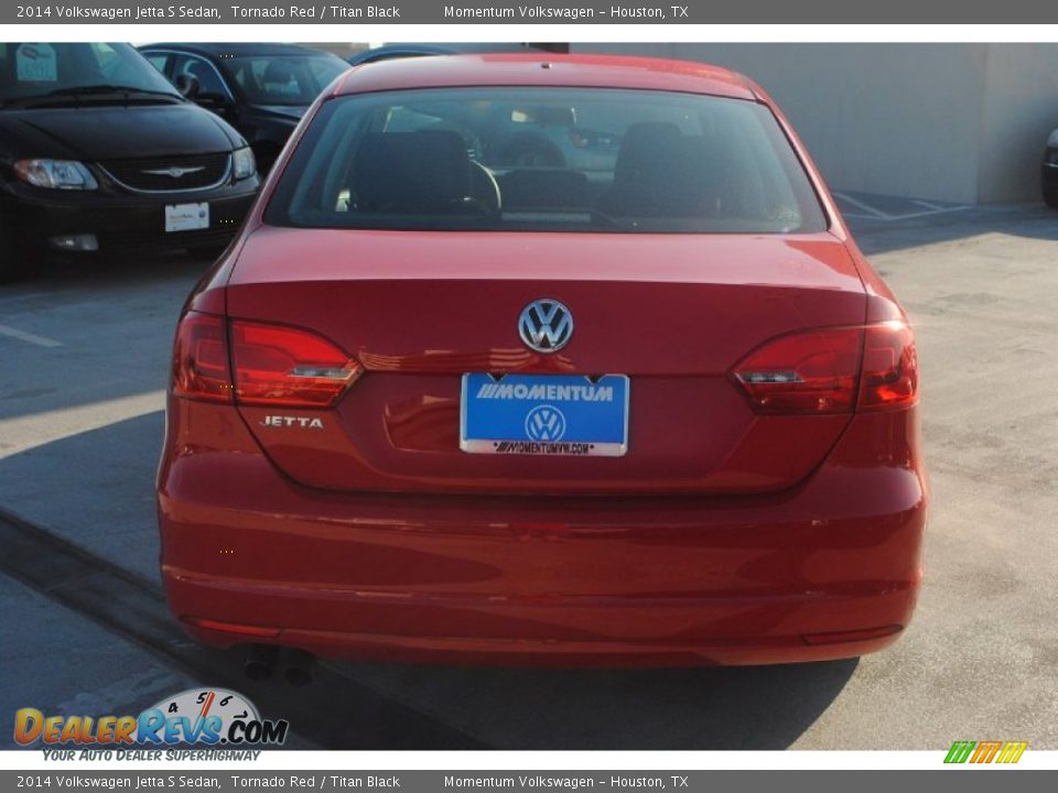 2014 Volkswagen Jetta S Sedan Tornado Red / Titan Black Photo #3