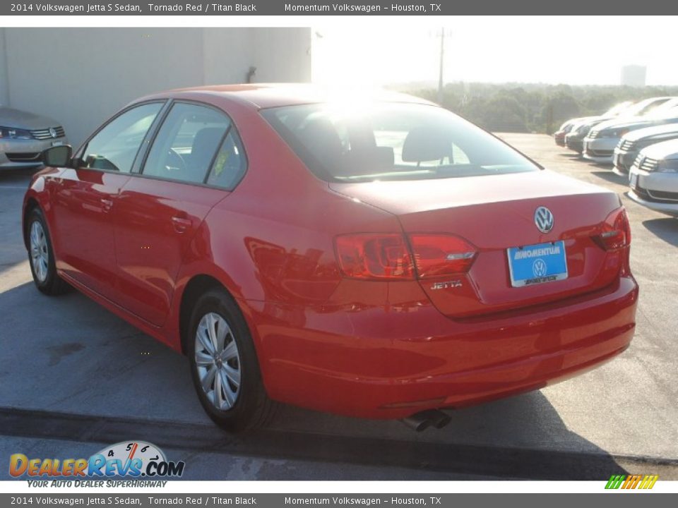 2014 Volkswagen Jetta S Sedan Tornado Red / Titan Black Photo #4