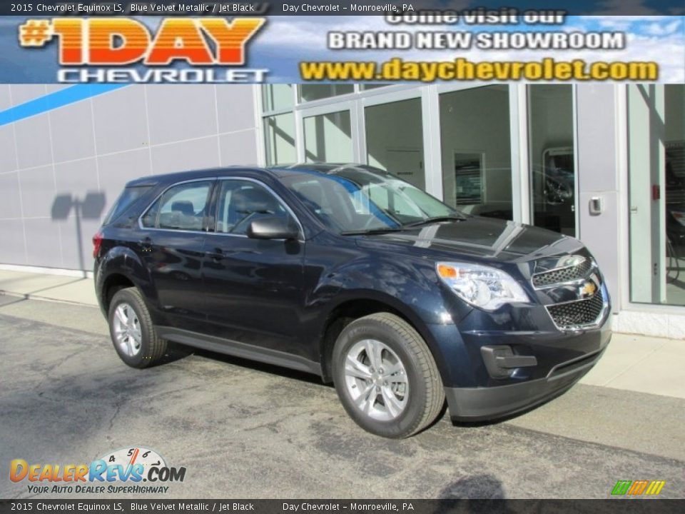 2015 Chevrolet Equinox LS Blue Velvet Metallic / Jet Black Photo #1