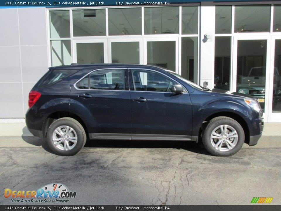 2015 Chevrolet Equinox LS Blue Velvet Metallic / Jet Black Photo #2