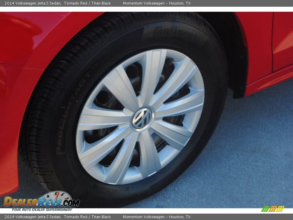 2014 Volkswagen Jetta S Sedan Tornado Red / Titan Black Photo #7