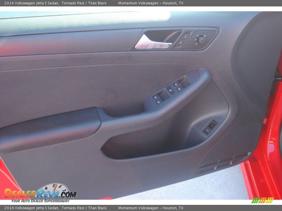 2014 Volkswagen Jetta S Sedan Tornado Red / Titan Black Photo #8
