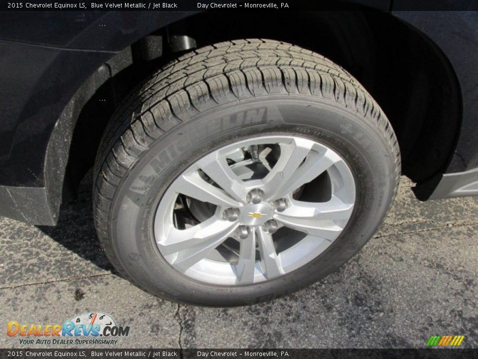 2015 Chevrolet Equinox LS Blue Velvet Metallic / Jet Black Photo #3