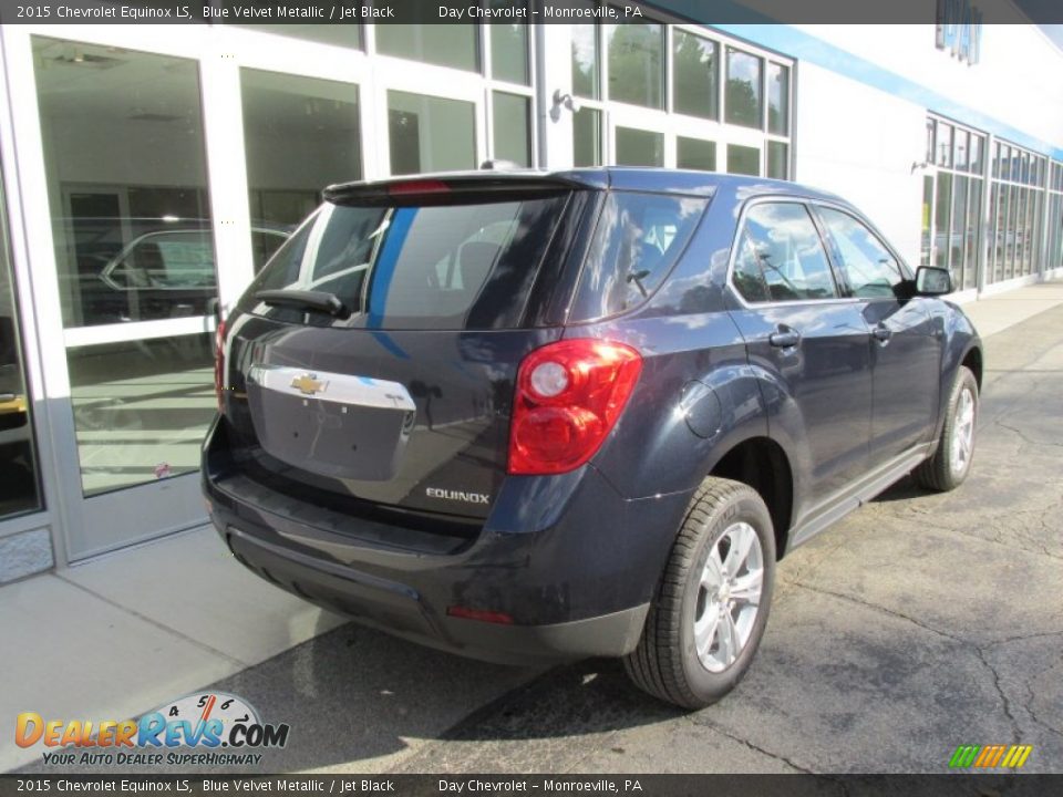 2015 Chevrolet Equinox LS Blue Velvet Metallic / Jet Black Photo #4