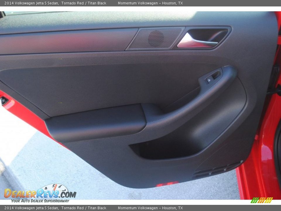 2014 Volkswagen Jetta S Sedan Tornado Red / Titan Black Photo #10