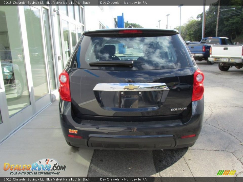 2015 Chevrolet Equinox LS Blue Velvet Metallic / Jet Black Photo #5
