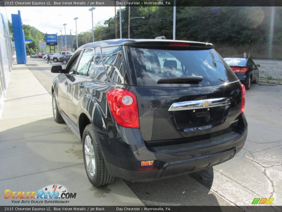 2015 Chevrolet Equinox LS Blue Velvet Metallic / Jet Black Photo #6