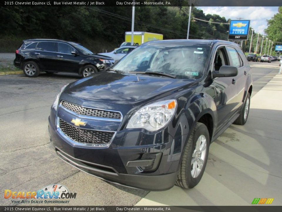 2015 Chevrolet Equinox LS Blue Velvet Metallic / Jet Black Photo #7