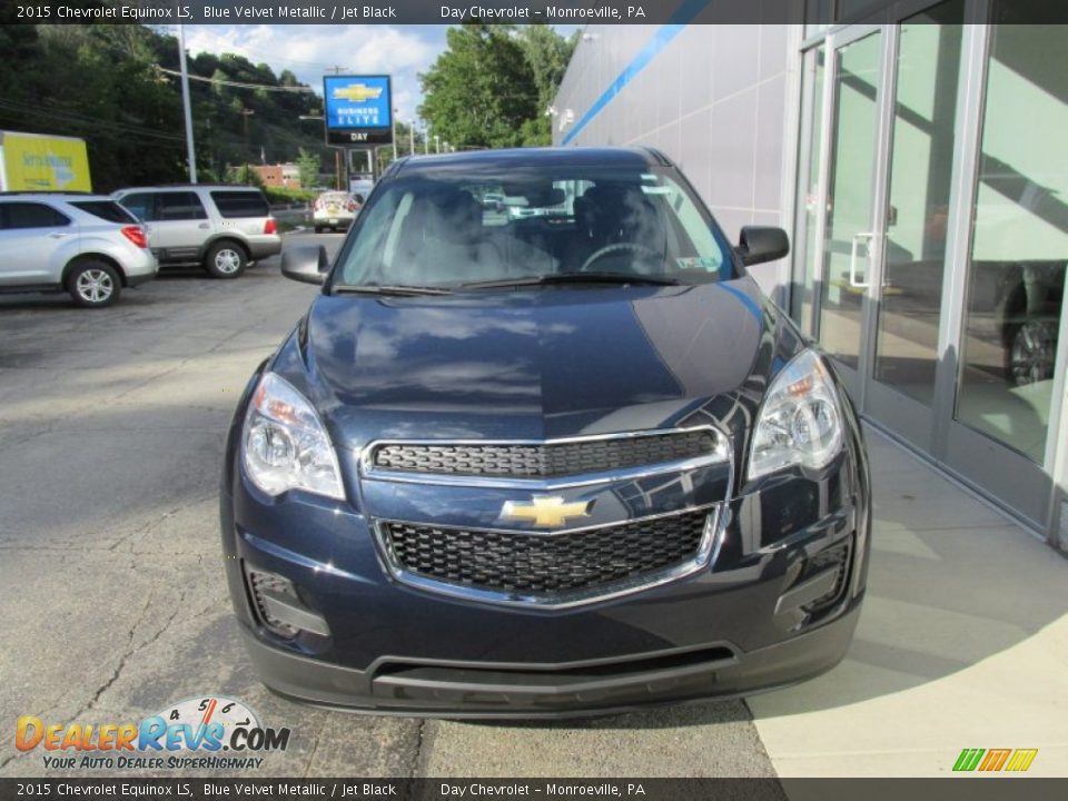 2015 Chevrolet Equinox LS Blue Velvet Metallic / Jet Black Photo #8