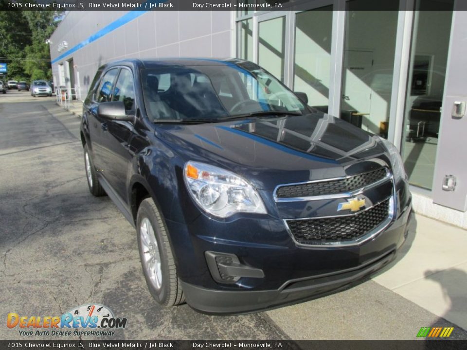 2015 Chevrolet Equinox LS Blue Velvet Metallic / Jet Black Photo #9