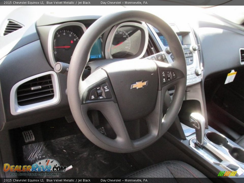 2015 Chevrolet Equinox LS Blue Velvet Metallic / Jet Black Photo #13