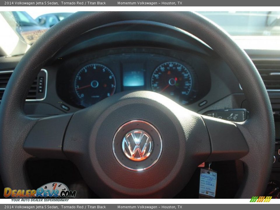 2014 Volkswagen Jetta S Sedan Tornado Red / Titan Black Photo #20