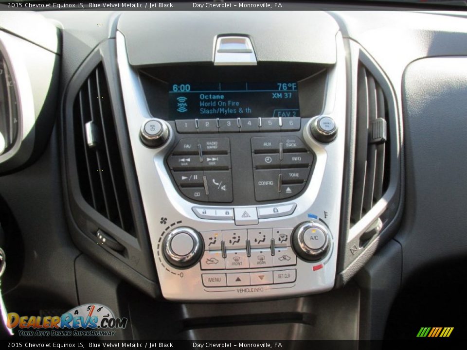 2015 Chevrolet Equinox LS Blue Velvet Metallic / Jet Black Photo #15