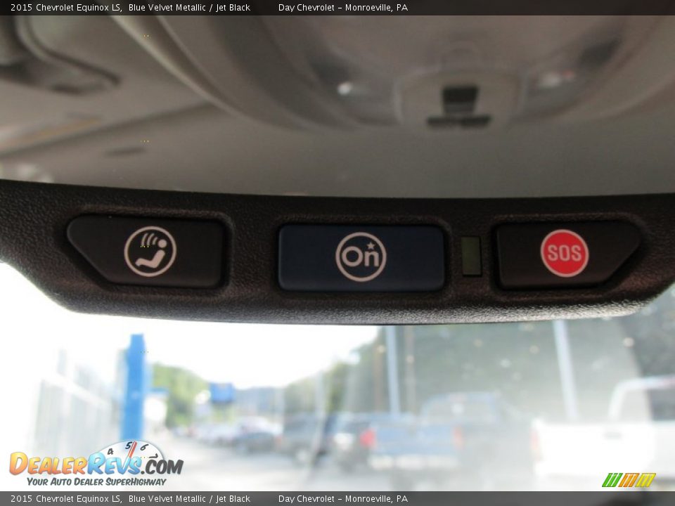 2015 Chevrolet Equinox LS Blue Velvet Metallic / Jet Black Photo #16