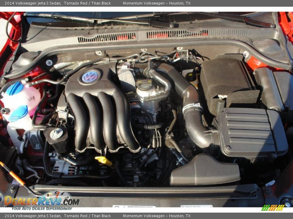 2014 Volkswagen Jetta S Sedan Tornado Red / Titan Black Photo #27