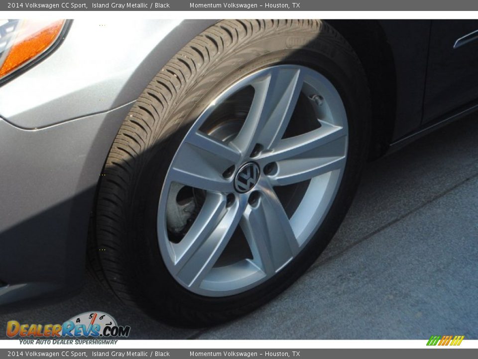 2014 Volkswagen CC Sport Island Gray Metallic / Black Photo #7
