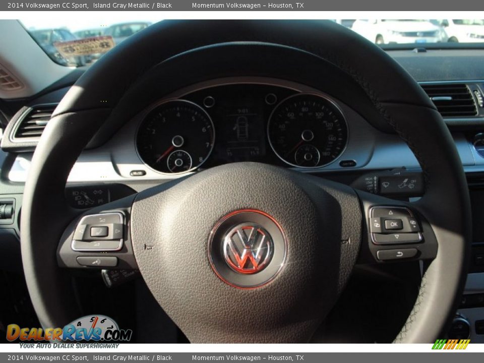 2014 Volkswagen CC Sport Island Gray Metallic / Black Photo #20