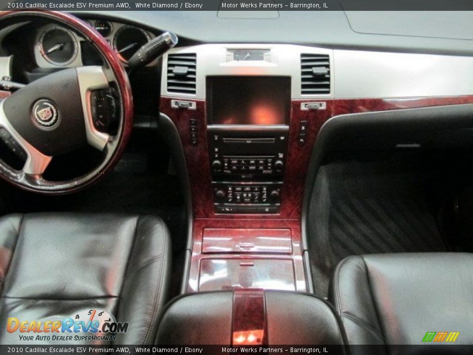 2010 Cadillac Escalade ESV Premium AWD White Diamond / Ebony Photo #26