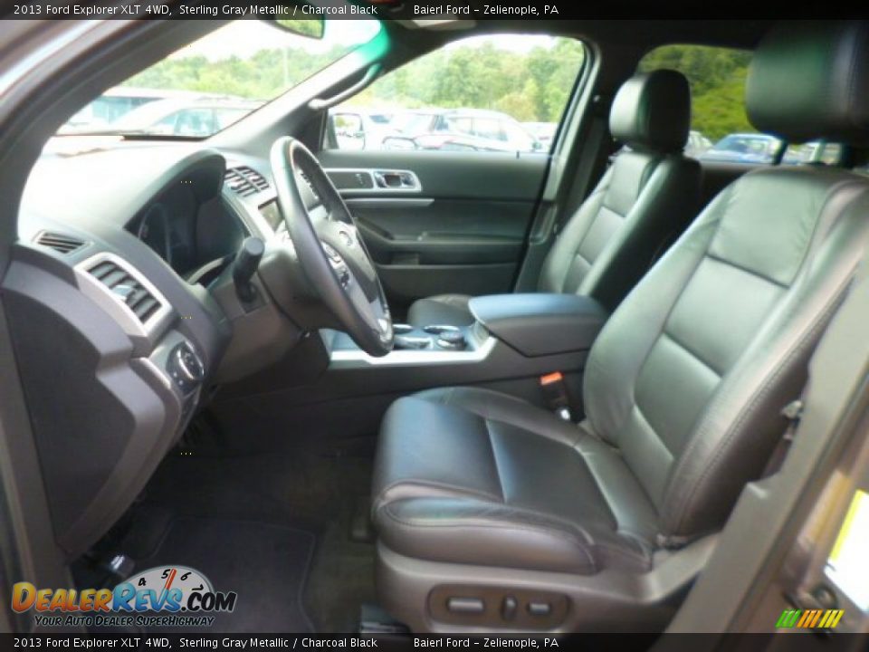 2013 Ford Explorer XLT 4WD Sterling Gray Metallic / Charcoal Black Photo #14