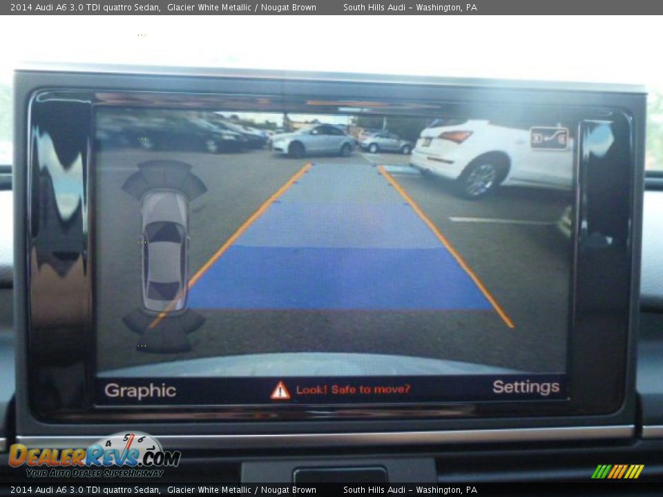 2014 Audi A6 3.0 TDI quattro Sedan Glacier White Metallic / Nougat Brown Photo #16