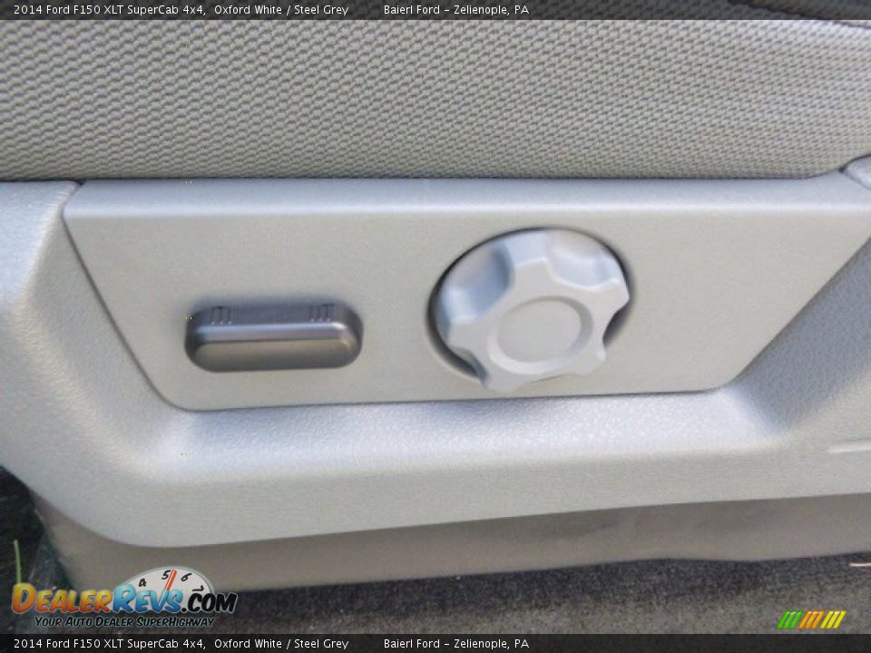 2014 Ford F150 XLT SuperCab 4x4 Oxford White / Steel Grey Photo #15