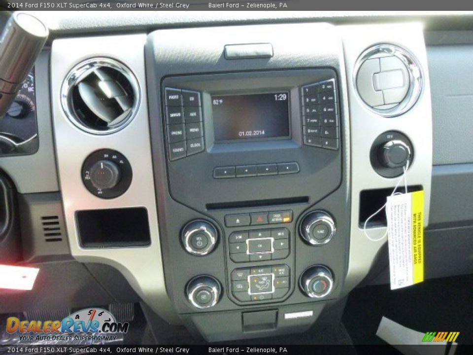 2014 Ford F150 XLT SuperCab 4x4 Oxford White / Steel Grey Photo #16