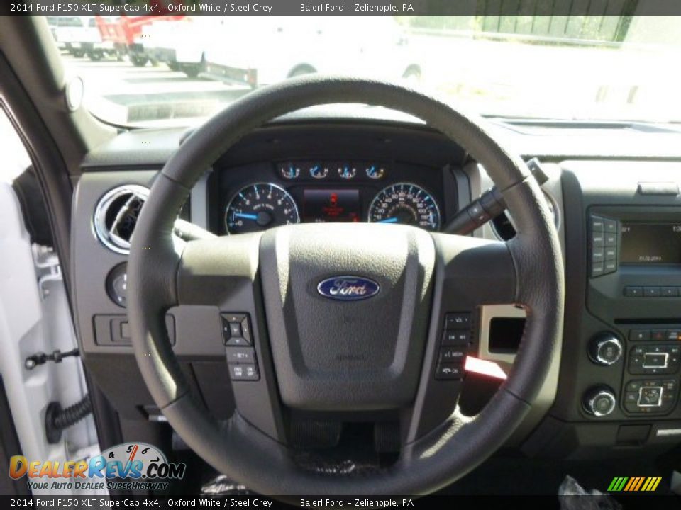 2014 Ford F150 XLT SuperCab 4x4 Oxford White / Steel Grey Photo #19