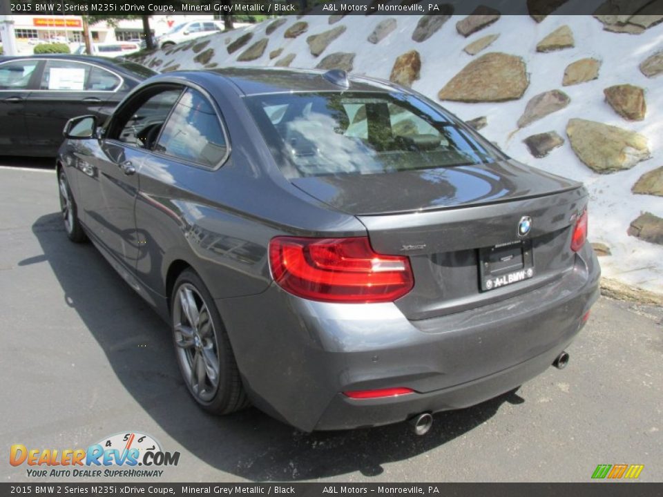 2015 BMW 2 Series M235i xDrive Coupe Mineral Grey Metallic / Black Photo #4