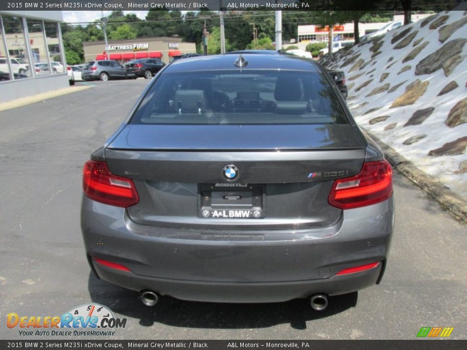 2015 BMW 2 Series M235i xDrive Coupe Mineral Grey Metallic / Black Photo #5