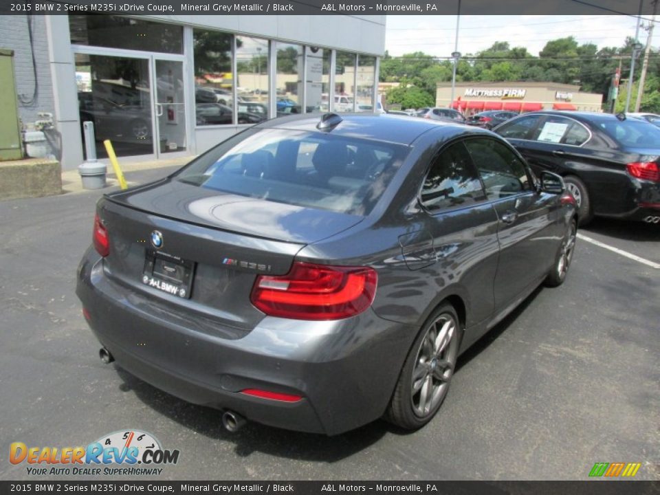 2015 BMW 2 Series M235i xDrive Coupe Mineral Grey Metallic / Black Photo #6