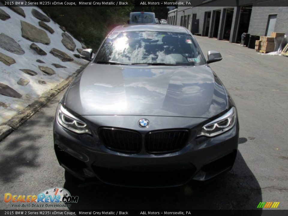 2015 BMW 2 Series M235i xDrive Coupe Mineral Grey Metallic / Black Photo #8