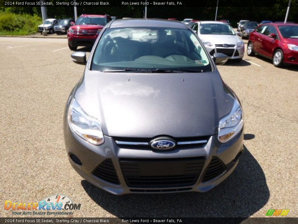 2014 Ford Focus SE Sedan Sterling Gray / Charcoal Black Photo #3