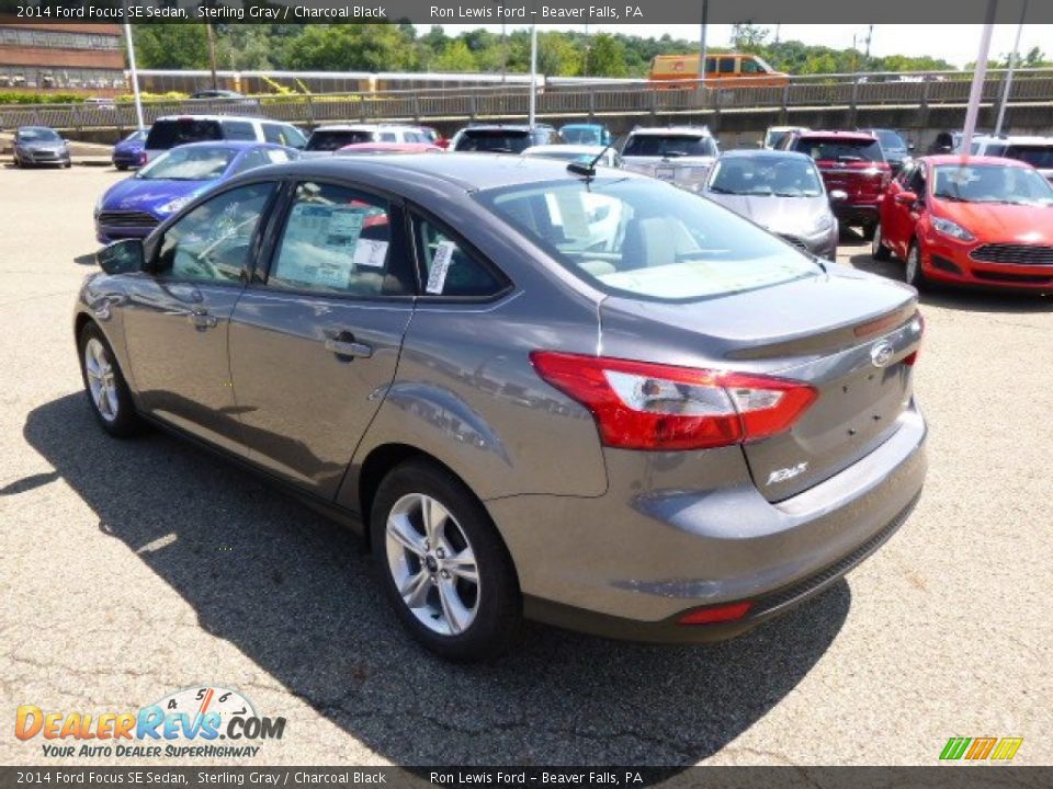 2014 Ford Focus SE Sedan Sterling Gray / Charcoal Black Photo #6
