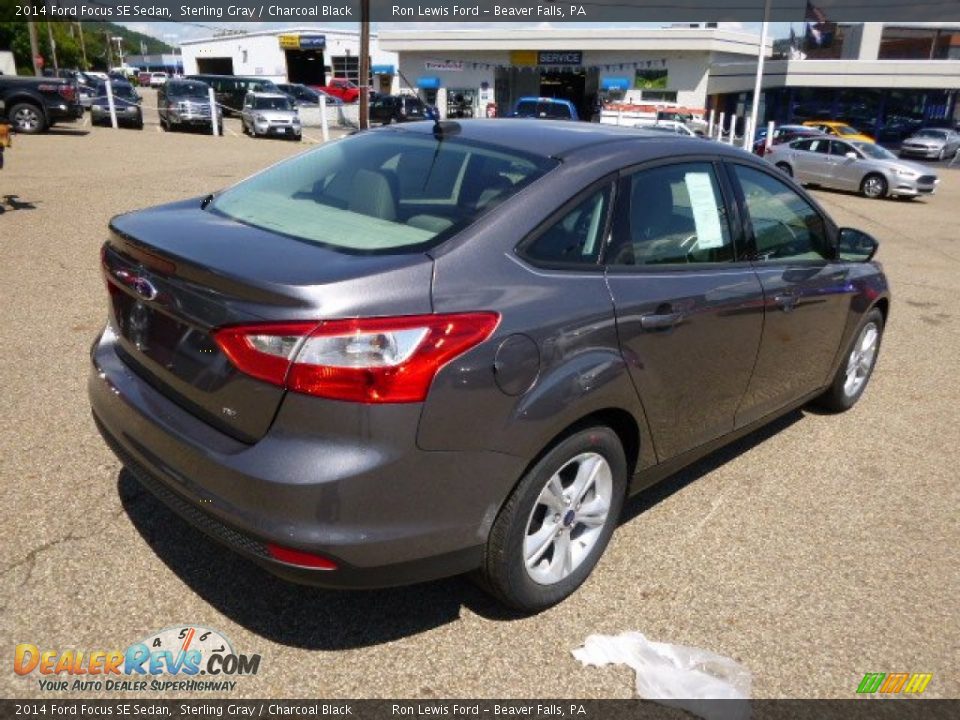 2014 Ford Focus SE Sedan Sterling Gray / Charcoal Black Photo #8