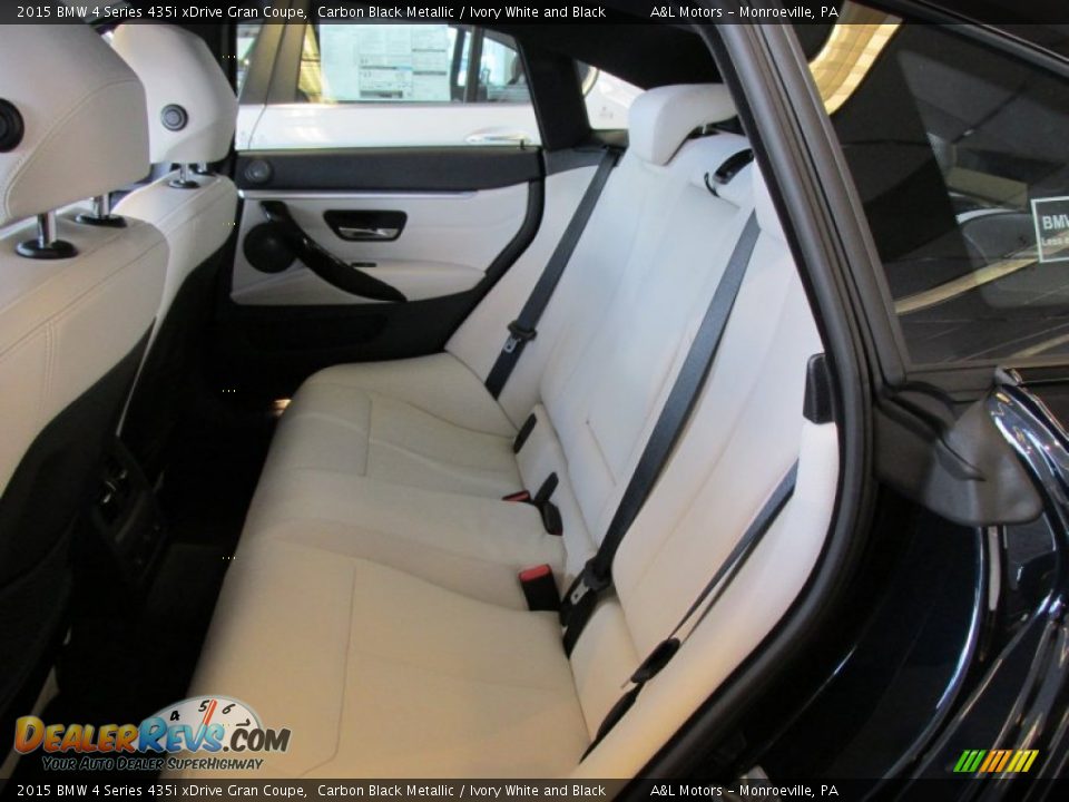 Rear Seat of 2015 BMW 4 Series 435i xDrive Gran Coupe Photo #10