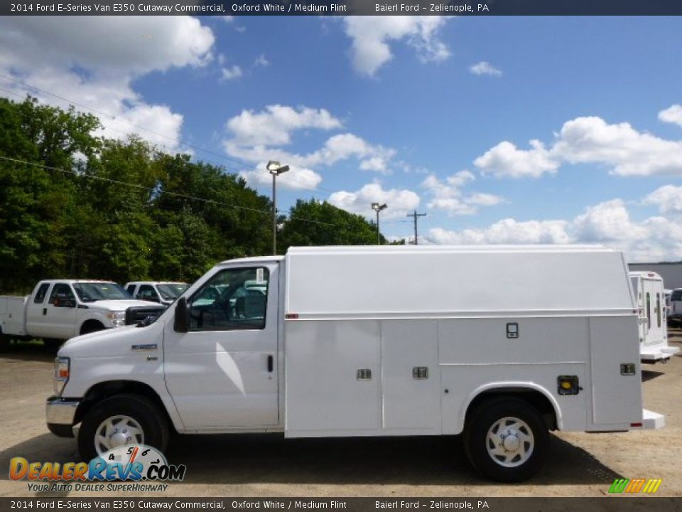2014 Ford E-Series Van E350 Cutaway Commercial Oxford White / Medium Flint Photo #5