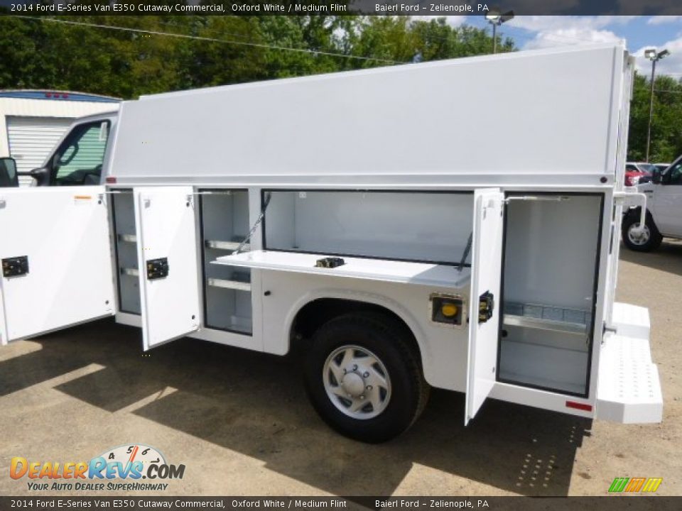 2014 Ford E-Series Van E350 Cutaway Commercial Oxford White / Medium Flint Photo #12