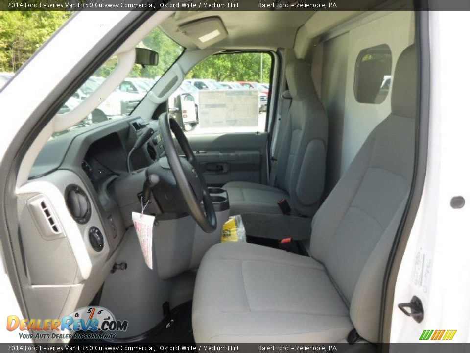 2014 Ford E-Series Van E350 Cutaway Commercial Oxford White / Medium Flint Photo #13