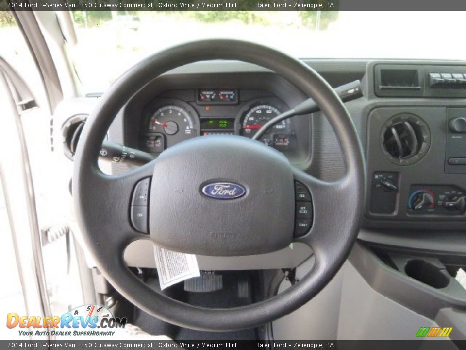 2014 Ford E-Series Van E350 Cutaway Commercial Oxford White / Medium Flint Photo #18