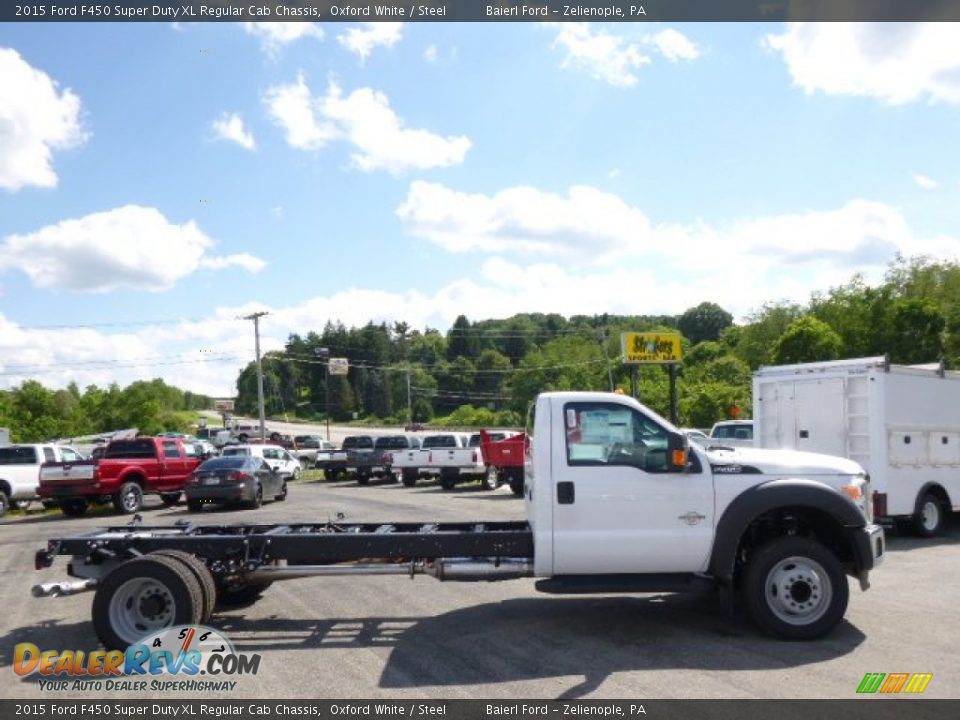 Oxford White 2015 Ford F450 Super Duty XL Regular Cab Chassis Photo #1