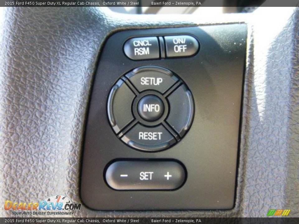 Controls of 2015 Ford F450 Super Duty XL Regular Cab Chassis Photo #17